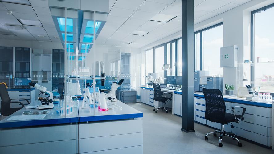 现代医学研究实验室高科技设备
